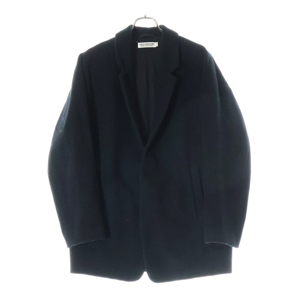 COOTIE PRODUCTIONS(クーティー プロダクションズ) Wool Mossa Chester Coat Short ウールチェスターコート ブラック CTE-19A213
