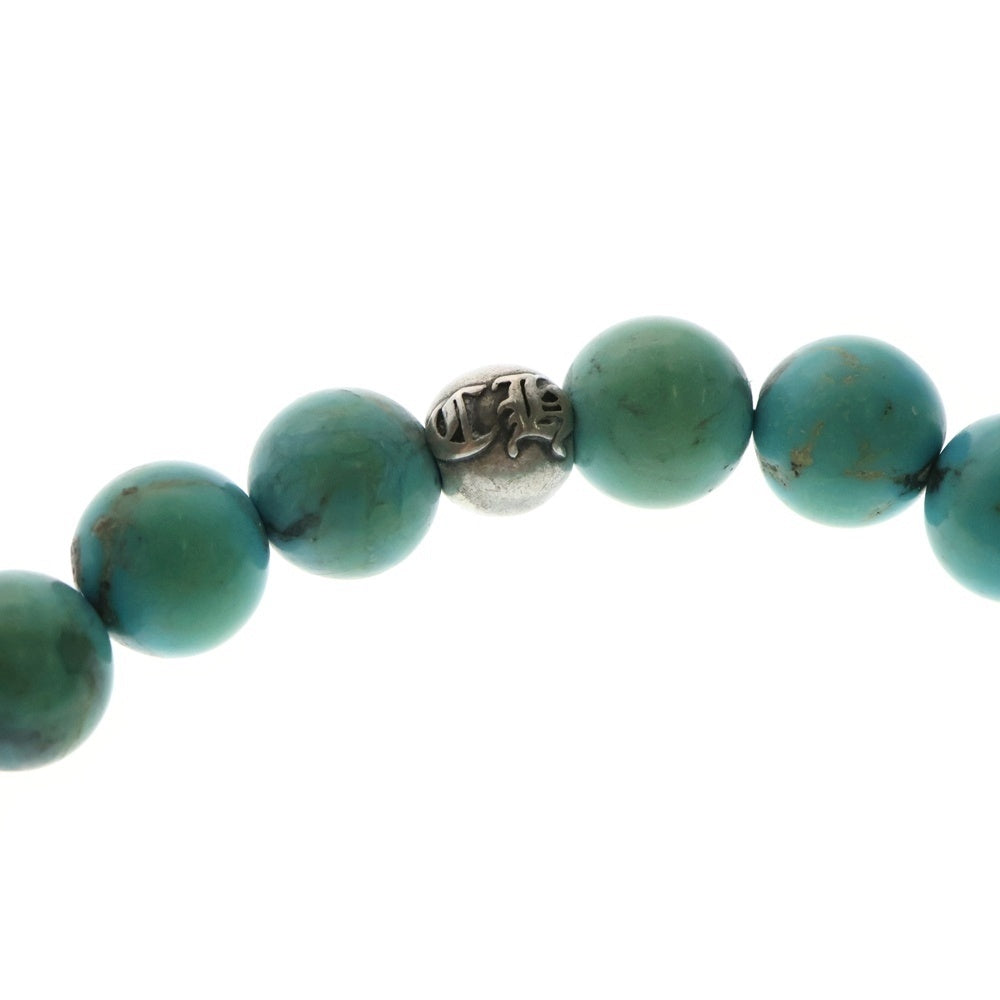CHROME HEARTS(クロムハーツ) 8mm BEAD ビーズ ブレスレット シルバー/ターコイズ
