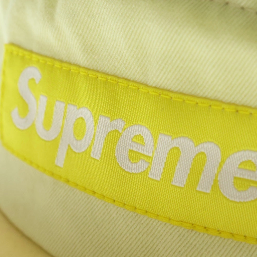 SUPREME(シュプリーム) キャンプキャップ ボックスロゴ 帽子 イエロー