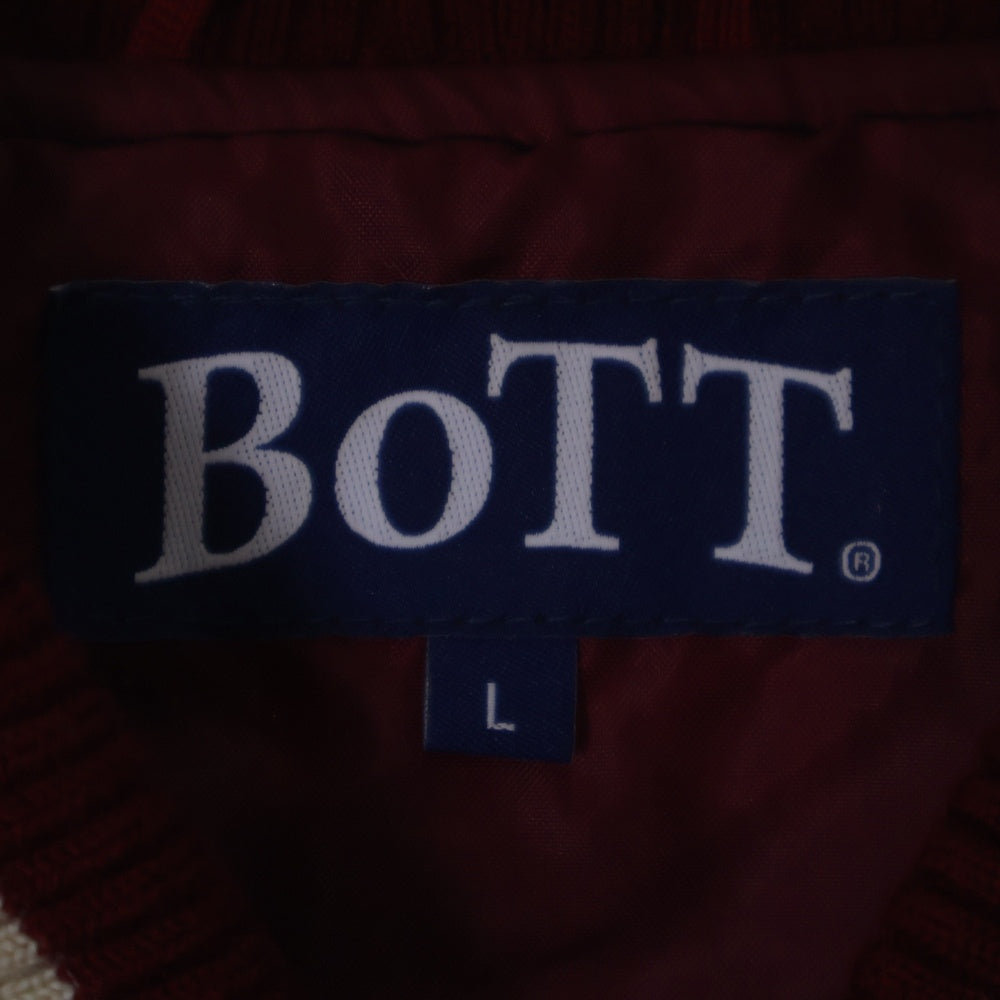 BoTT(ボット) Teddy Varsity Jacket ワッペン スタジャン 233BoTT03 レッド