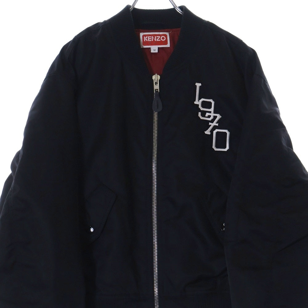 KENZO(ケンゾー) Tiger Varsity Jacket タイガー刺繍 バーシティジャケット スタジャン FD62BL179C0C ブラック