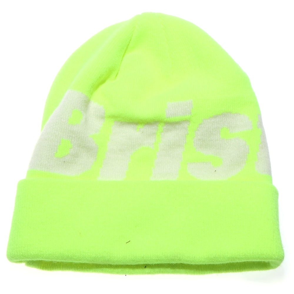 F.C.R.B./F.C.Real Bristol/FCRB(エフシーアールビー/エフシーレアルブリストル) BIG LOGO KNIT CAP ビッグロゴ ニットキャップ ビーニー イエロー FCRB-232091