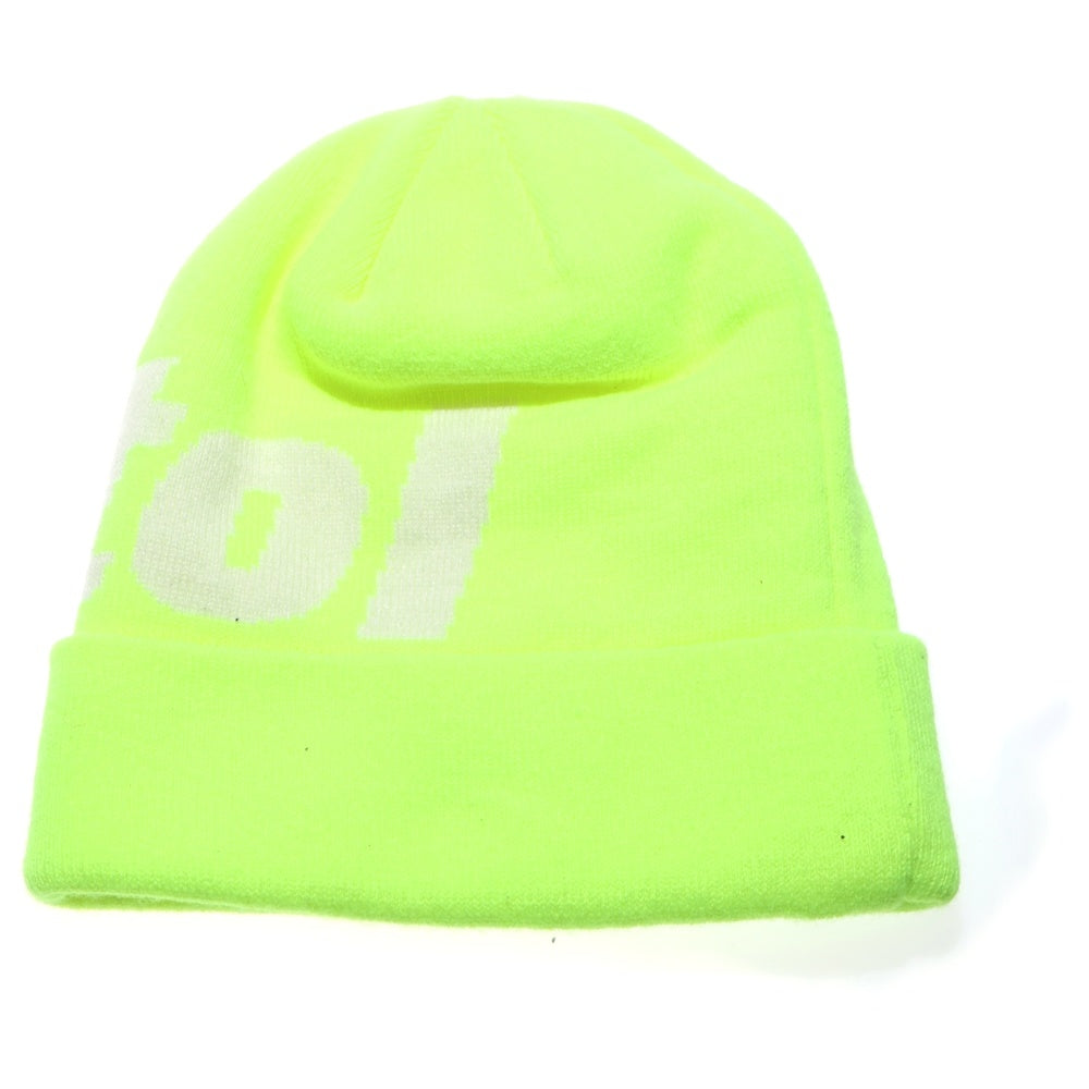 F.C.R.B./F.C.Real Bristol/FCRB(エフシーアールビー/エフシーレアルブリストル) BIG LOGO KNIT CAP ビッグロゴ ニットキャップ ビーニー イエロー FCRB-232091