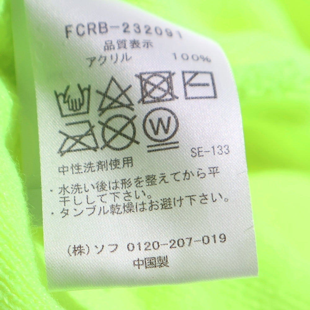 F.C.R.B./F.C.Real Bristol/FCRB(エフシーアールビー/エフシーレアルブリストル) BIG LOGO KNIT CAP ビッグロゴ ニットキャップ ビーニー イエロー FCRB-232091