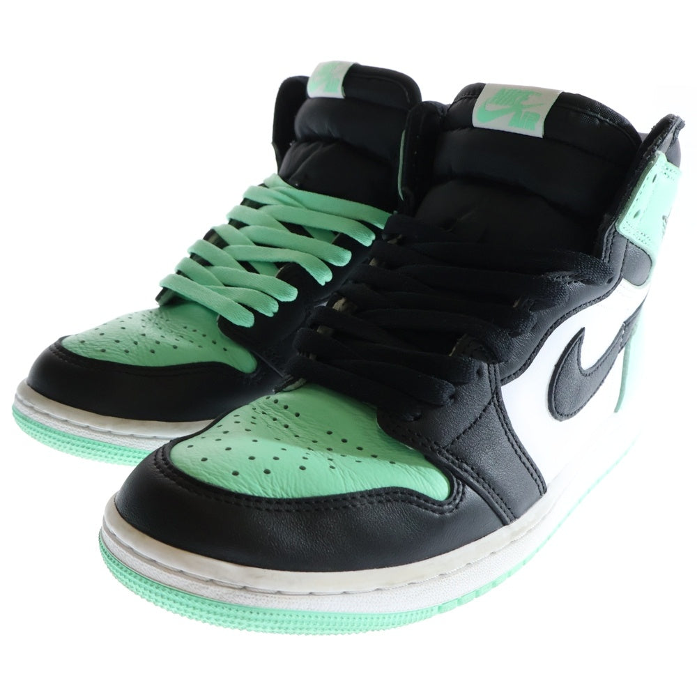 NIKE(ナイキ) Air Jordan 1 High OG Green Glow エアジョーダン1 グリーングロー ハイカットスニーカー ミントグリーン US9/27cm DZ5485-130
