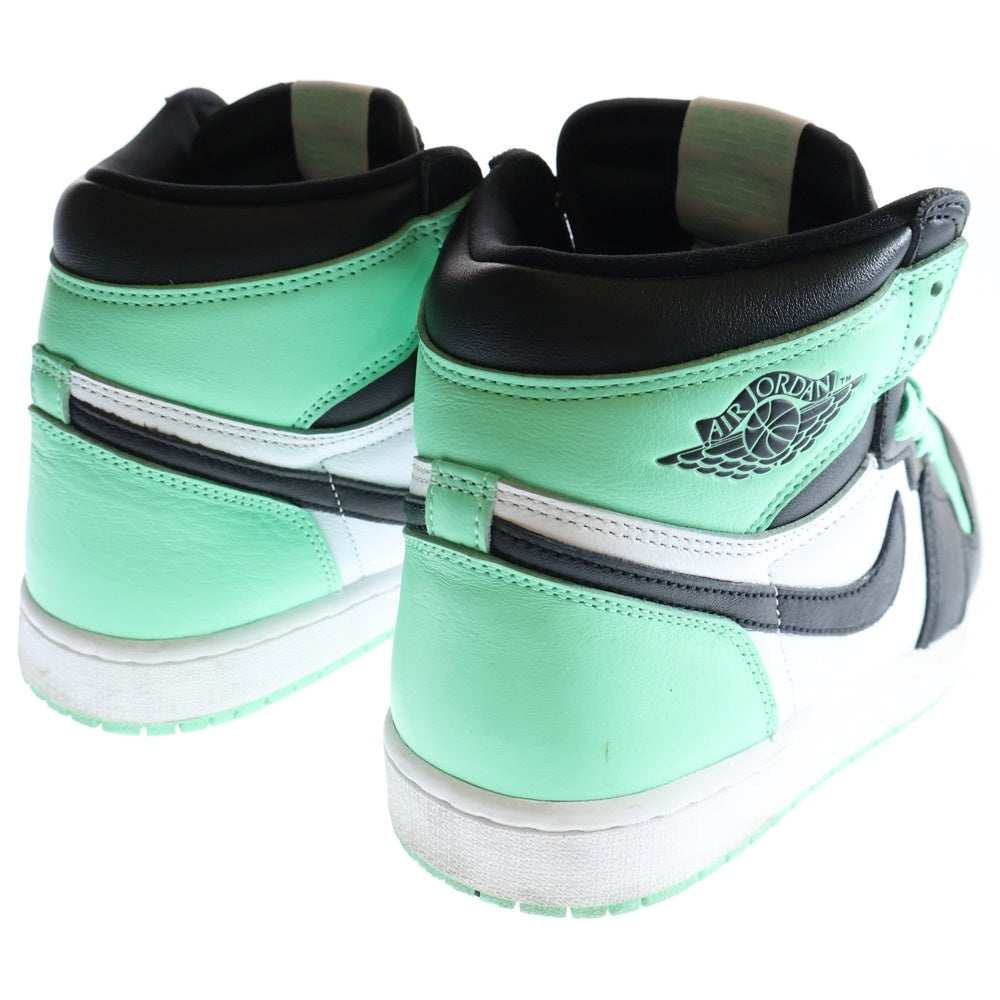 NIKE(ナイキ) Air Jordan 1 High OG Green Glow エアジョーダン1 グリーングロー ハイカットスニーカー ミントグリーン US9/27cm DZ5485-130