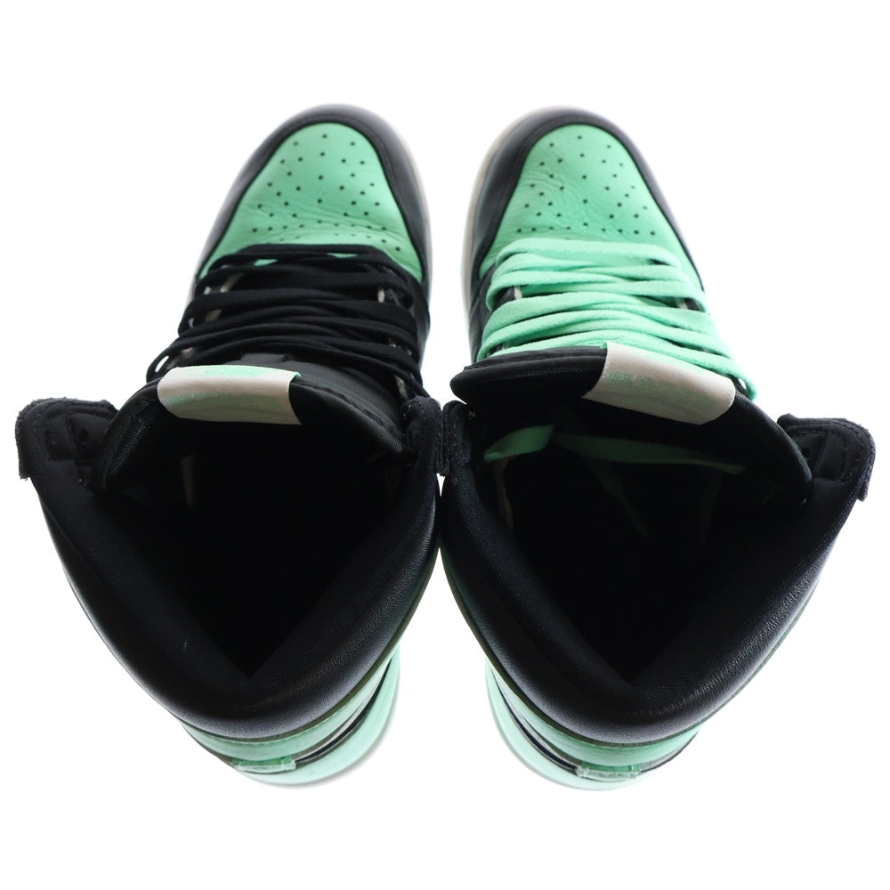 NIKE(ナイキ) Air Jordan 1 High OG Green Glow エアジョーダン1 グリーングロー ハイカットスニーカー ミントグリーン US9/27cm DZ5485-130
