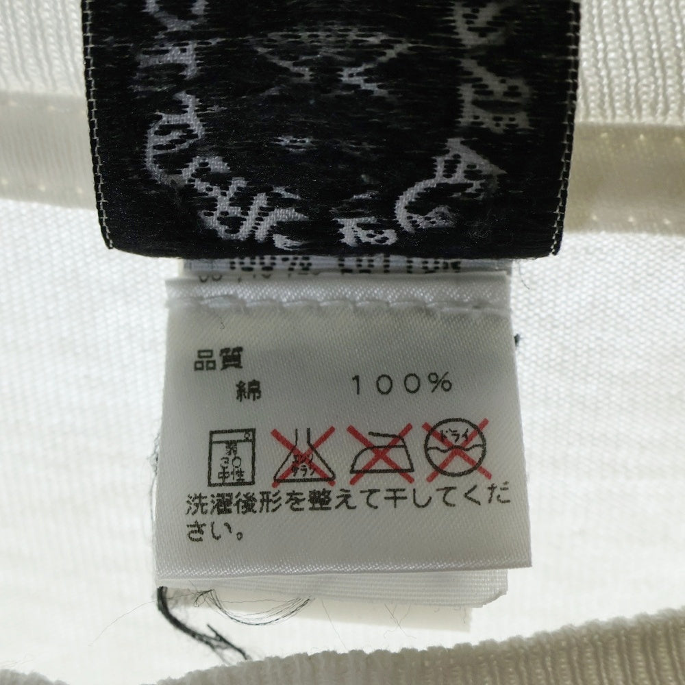 CHROME HEARTS(クロムハーツ) OLD ホースシュー スタープリント クルーネック長袖Tシャツカットソー ホワイト