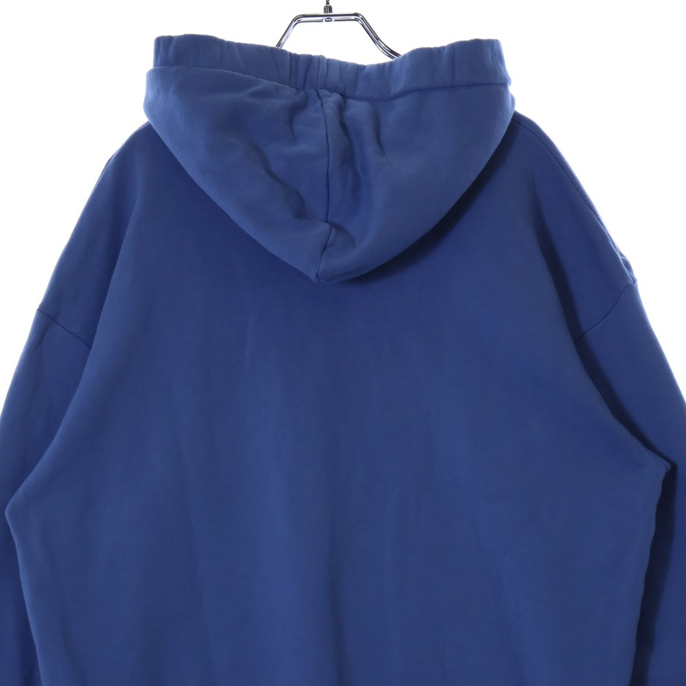 CELINE(セリーヌ) Cotton Fleece Loose Hoodie ルーズフーディー プルオーバーパーカー ブルー 2Y468670Q 07QD