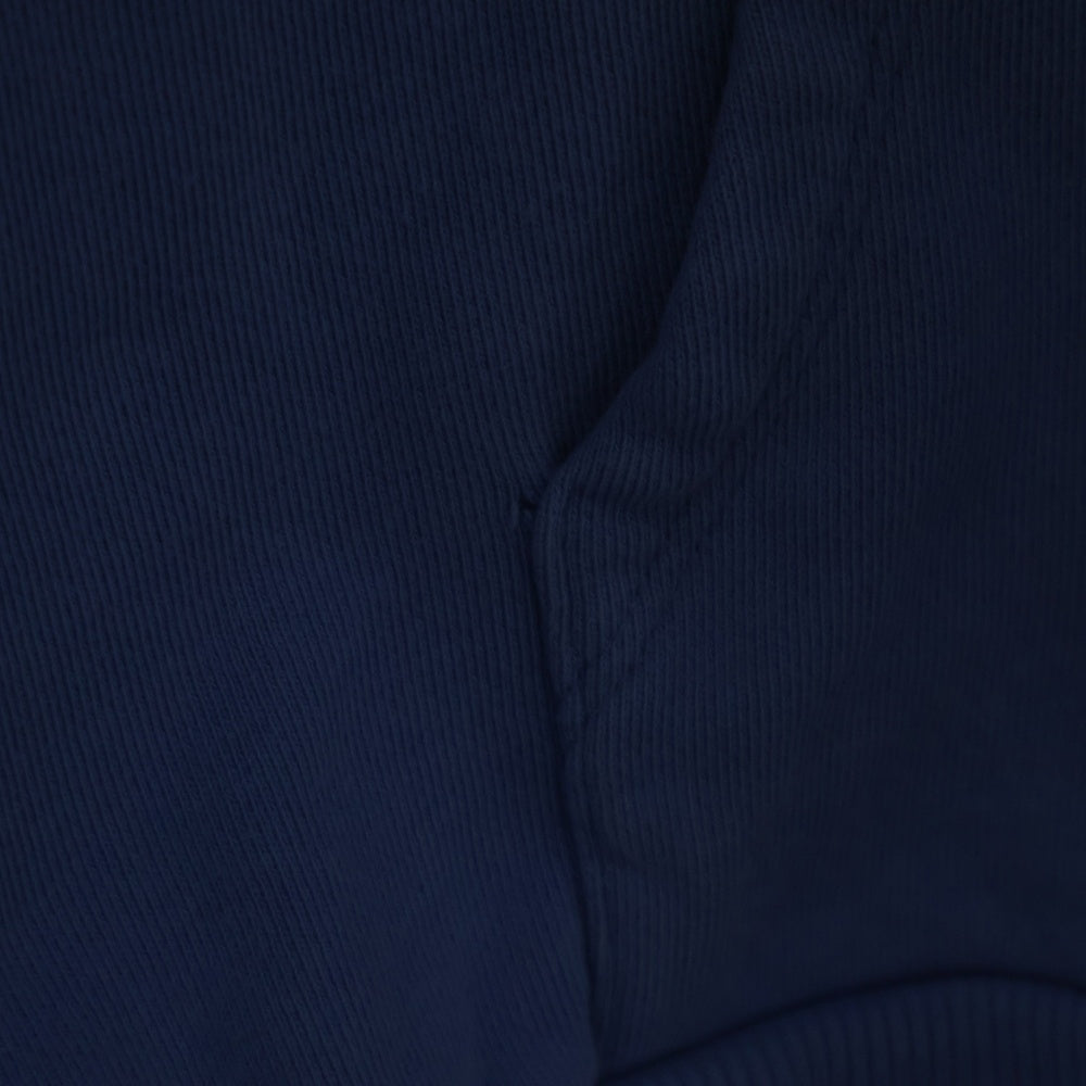 CELINE(セリーヌ) Cotton Fleece Loose Hoodie ルーズフーディー プルオーバーパーカー ブルー 2Y468670Q 07QD