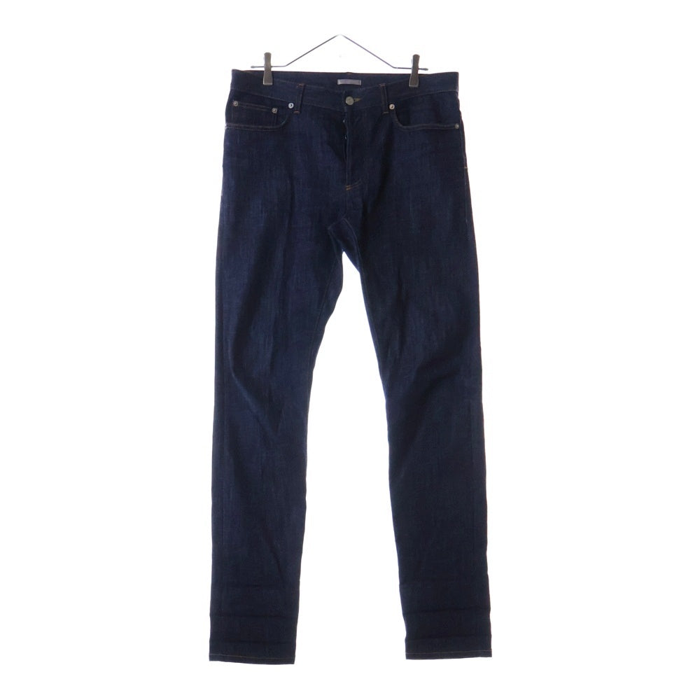 DIOR(ディオール) SLIM 17 REGULAR ロールアップオブリークデザイン スリムデニムパンツ インディゴ 193DS00C226X