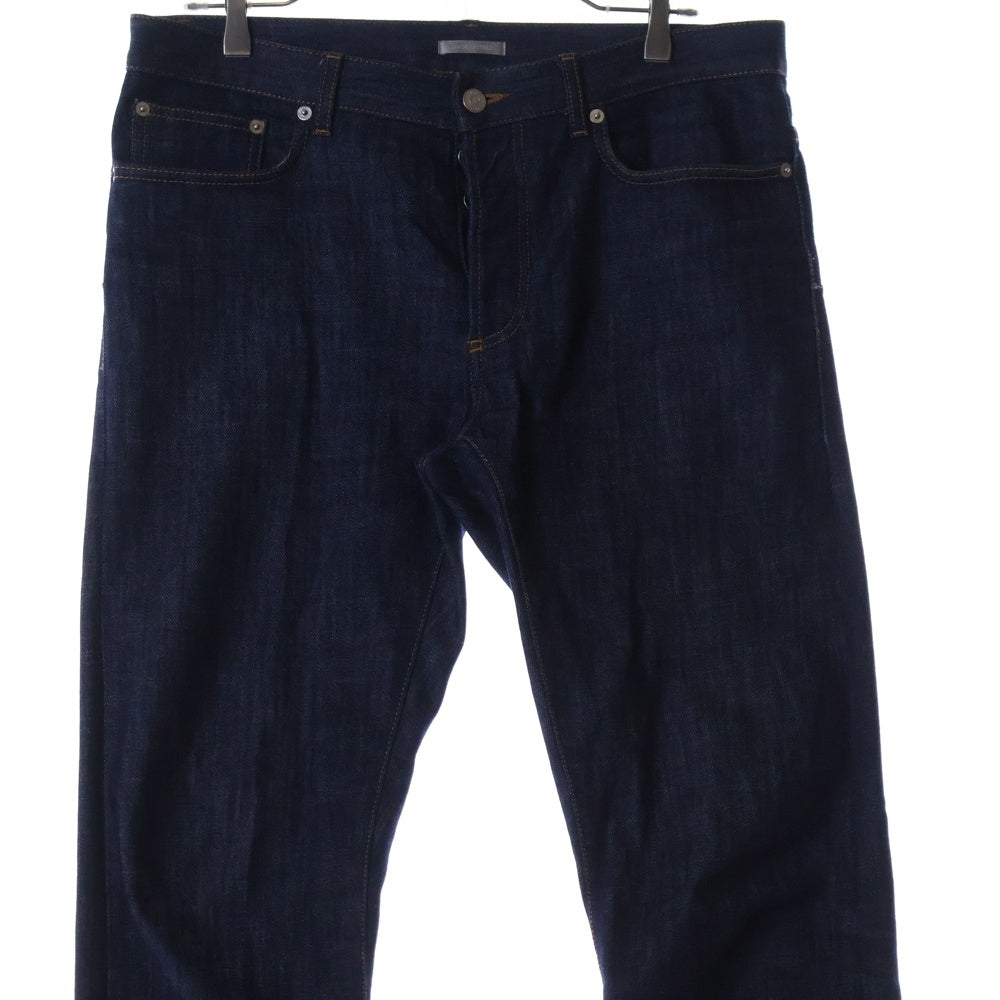 DIOR(ディオール) SLIM 17 REGULAR ロールアップオブリークデザイン スリムデニムパンツ インディゴ 193DS00C226X