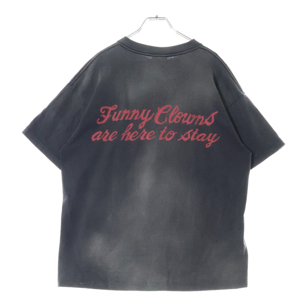 SAINT MICHAEL(セントマイケル) 24SS MAGICAL SAINT クルーネック半袖Tシャツカットソー グレー SM-YS8-0000-006
