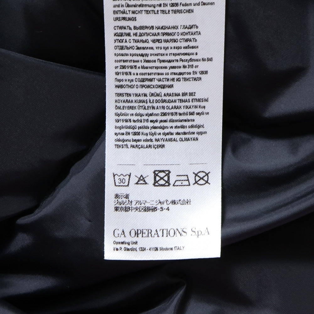 Armani Exchange(アルマーニ エクスチェンジ) ポリエステル フーディーダウンジャケット ブラック 6YZB49 ZN25Z