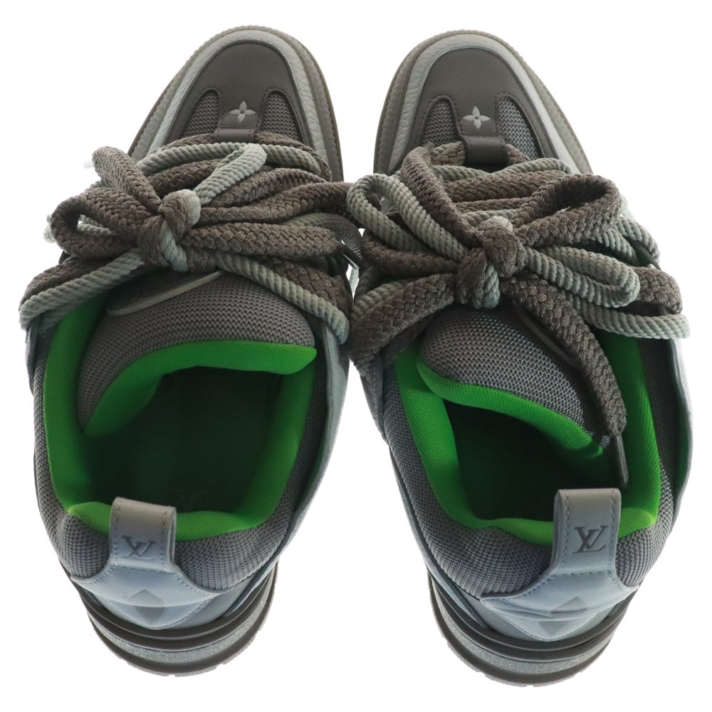 LOUIS VUITTON(ルイヴィトン) 23AW LVスケートライン グリ ローカットスニーカー ベージュ/グリーン 1ABZ4P/VL0253