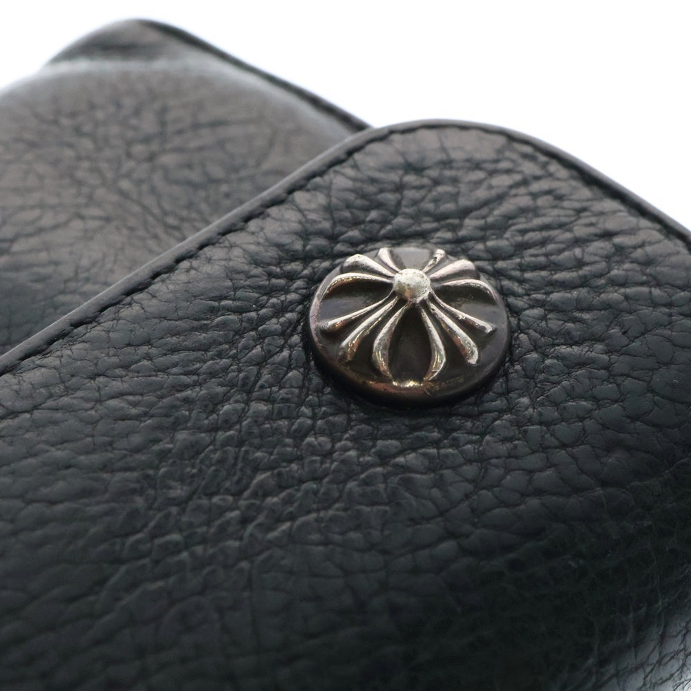 CHROME HEARTS(クロムハーツ) WAVE ウェーブ レザーウォレット 財布 ブラック BCA374