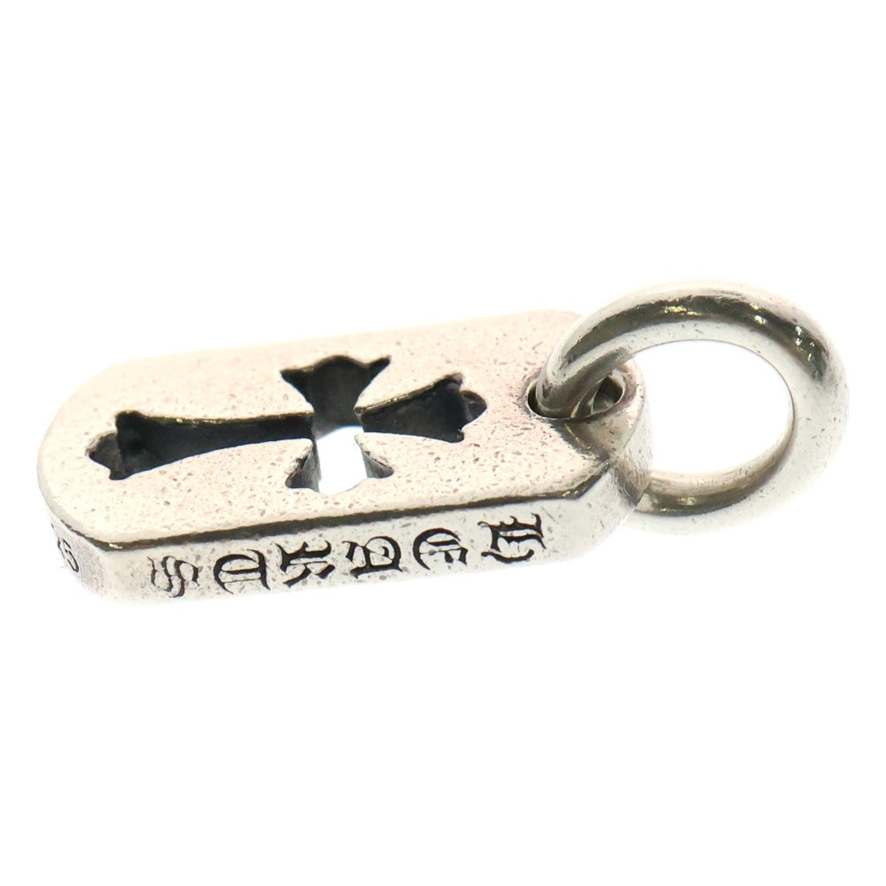 CHROME HEARTS(クロムハーツ) DT TNY CO CRS タイニーカットアウトクロスドッグタグ チャーム ペンダントトップ シルバー BCA252