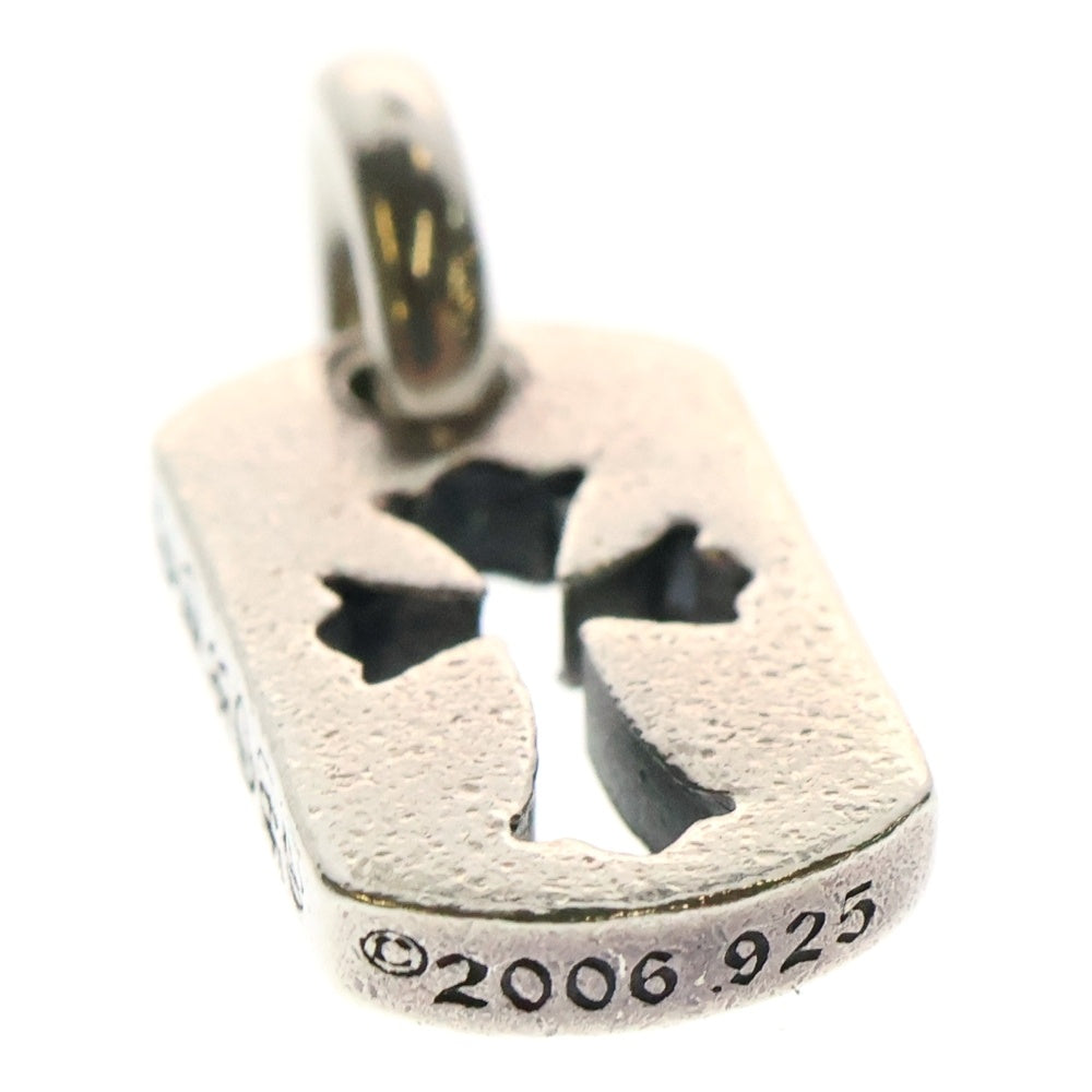 CHROME HEARTS(クロムハーツ) DT TNY CO CRS タイニーカットアウトクロスドッグタグ チャーム ペンダントトップ シルバー BCA252