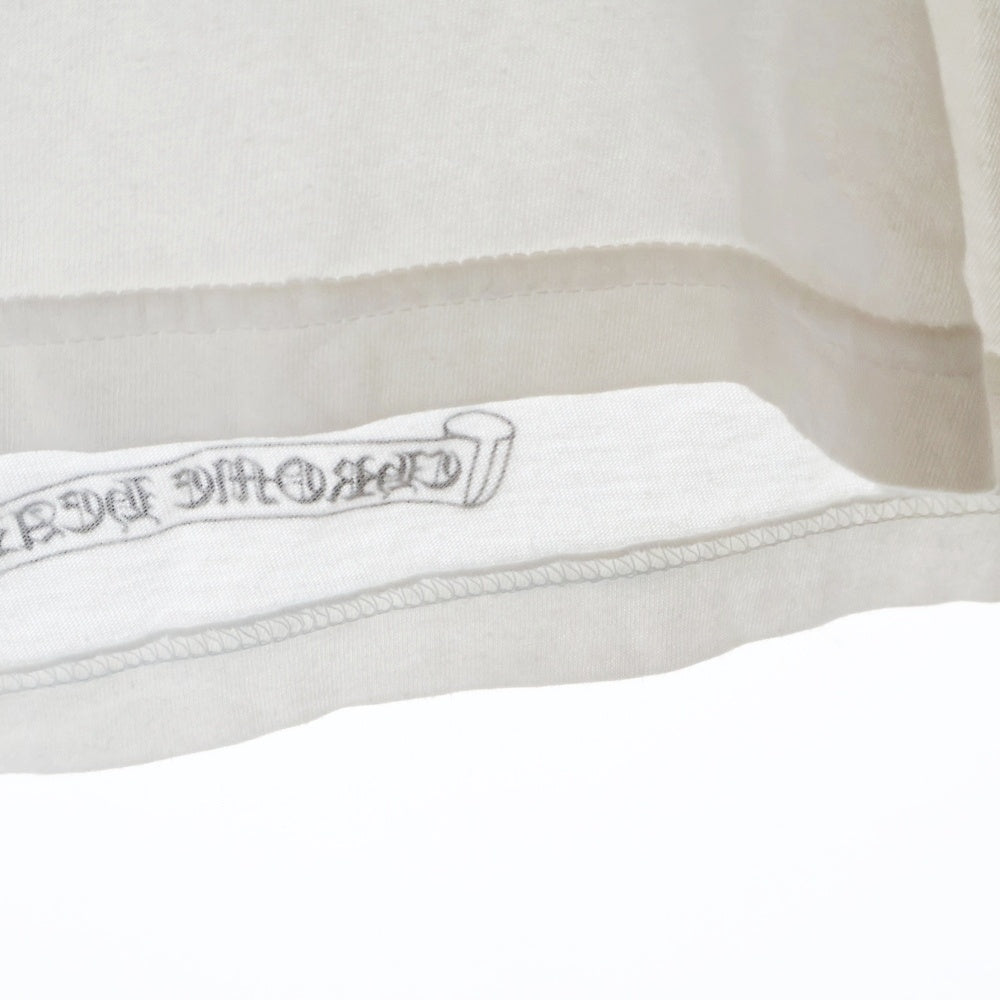 CHROME HEARTS(クロムハーツ) ホノルル限定 Honolulu Back Cross Tee ホノルルバッククロスプリント クルーネック半袖Tシャツカットソー ホワイト