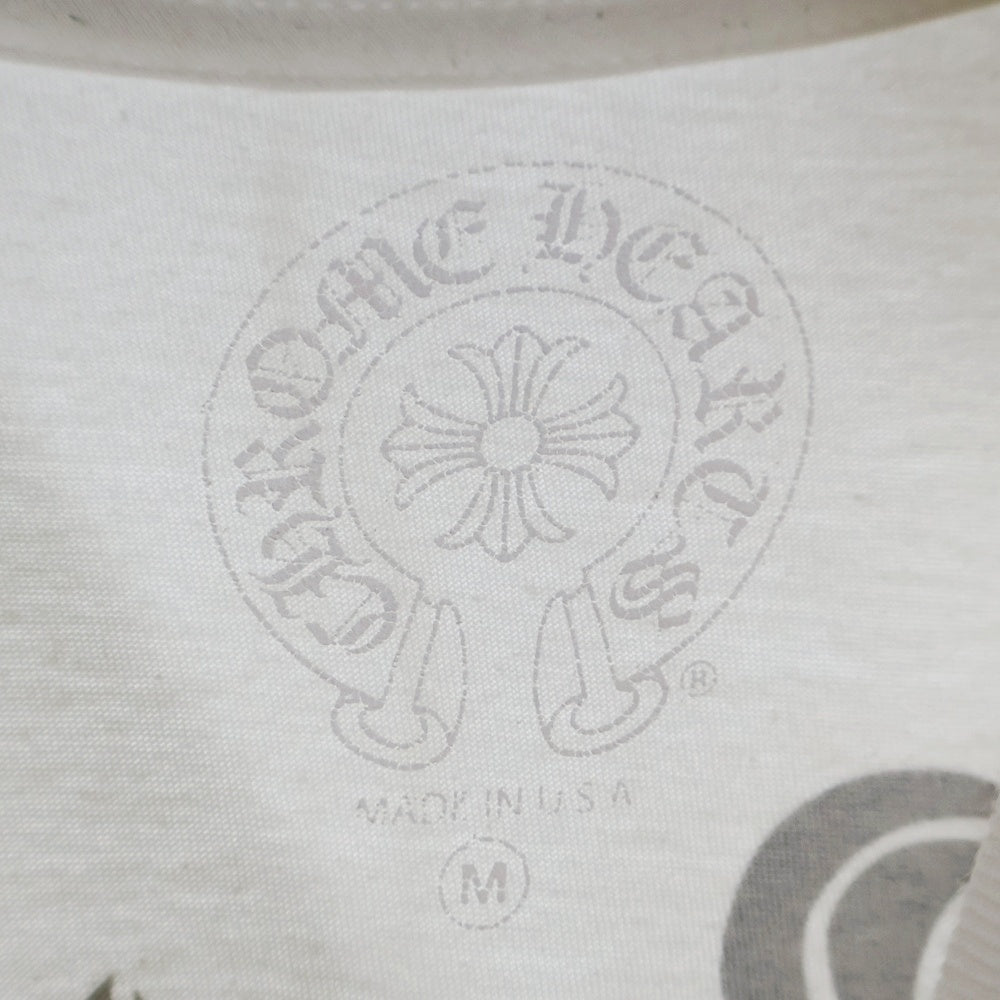 CHROME HEARTS(クロムハーツ) ホノルル限定 Honolulu Back Cross Tee ホノルルバッククロスプリント クルーネック半袖Tシャツカットソー ホワイト