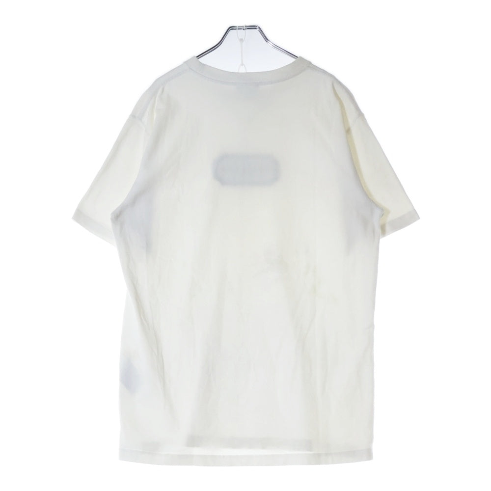 DIOR(ディオール) ロゴエンブロイダリー クルーネック半袖Tシャツカットソー ホワイト 243J685B0554