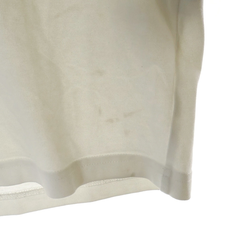 DIOR(ディオール) ロゴエンブロイダリー クルーネック半袖Tシャツカットソー ホワイト 243J685B0554