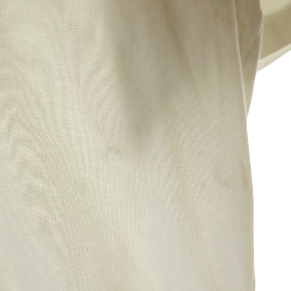 DIOR(ディオール) ロゴエンブロイダリー クルーネック半袖Tシャツカットソー ホワイト 243J685B0554