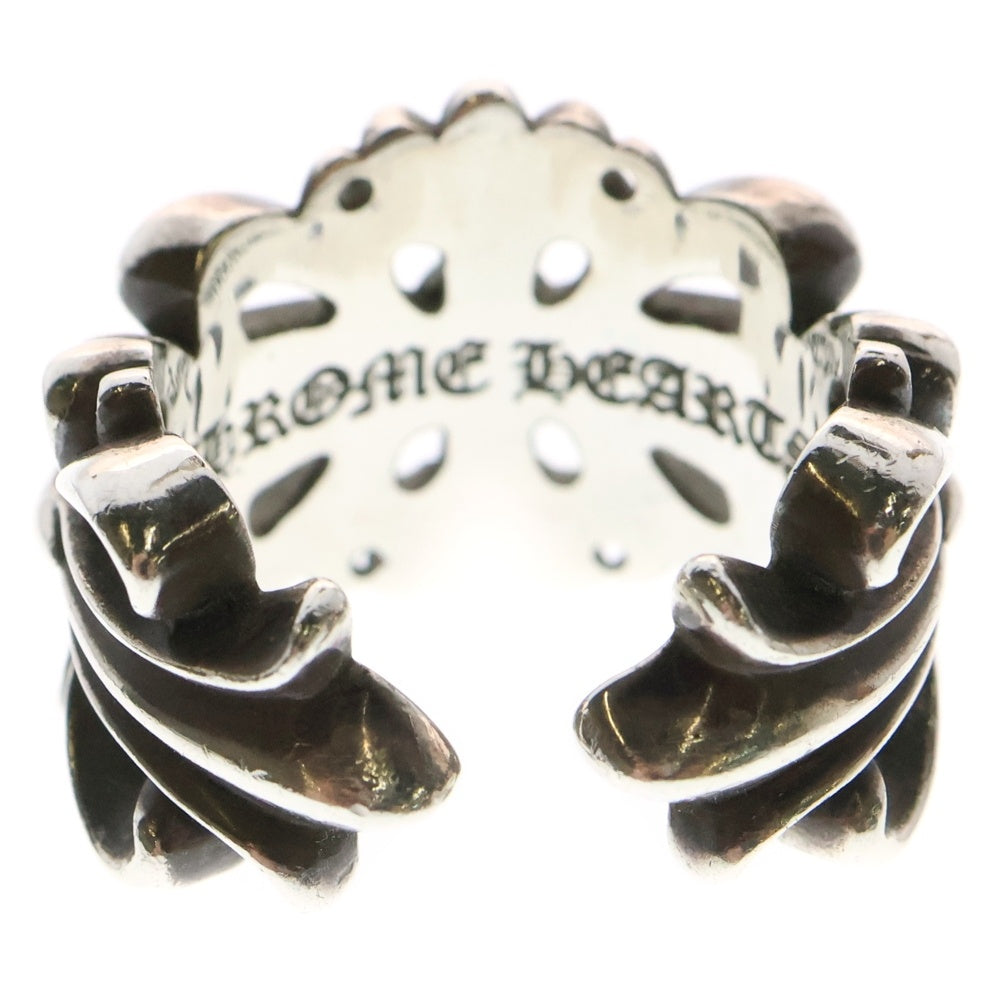 CHROME HEARTS(クロムハーツ) DBL FLRL CRS ダブルフローラルクロス リング シルバー BCA390