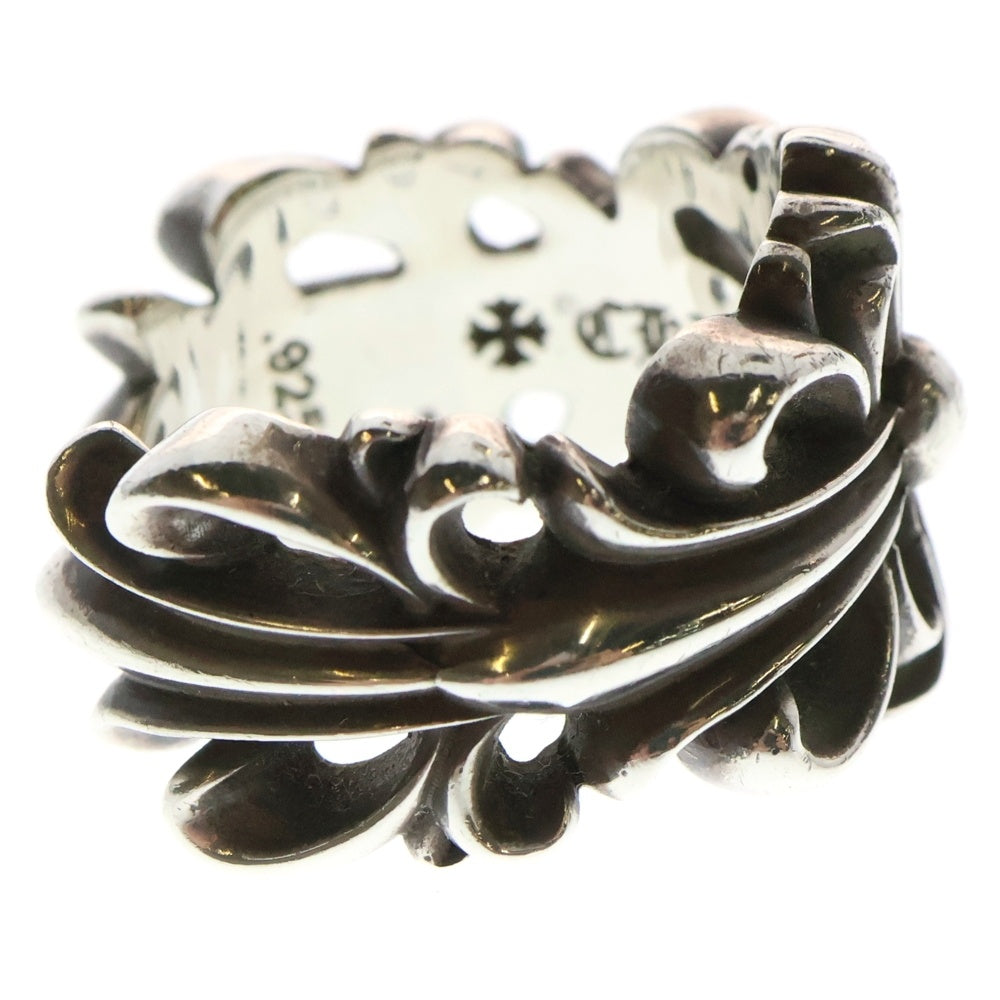 CHROME HEARTS(クロムハーツ) DBL FLRL CRS ダブルフローラルクロス リング シルバー BCA390