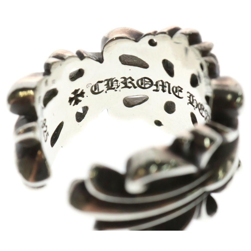 CHROME HEARTS(クロムハーツ) DBL FLRL CRS ダブルフローラルクロス リング シルバー BCA390