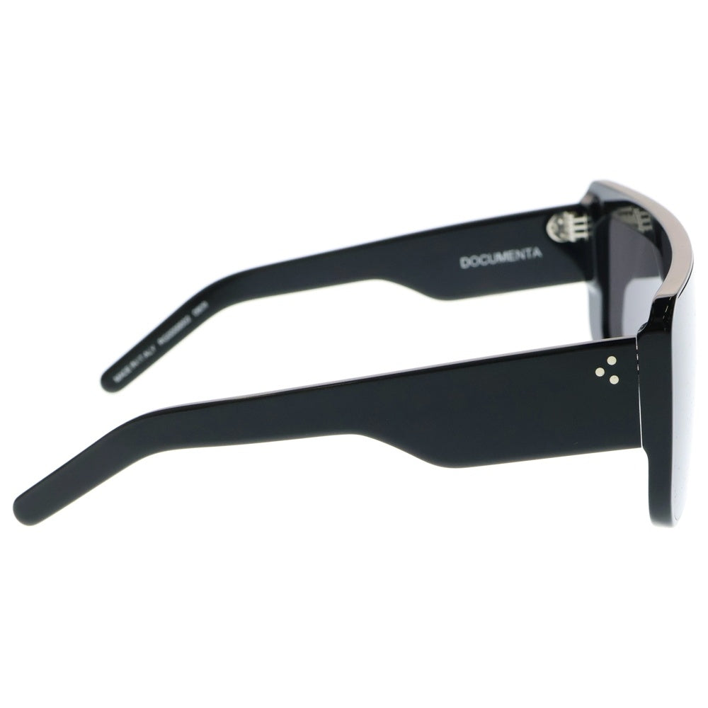 Rick Owens(リックオウエンス) 25SS DOCUMENTA SUNGLASSES ドクメンタ スクエアサングラス アイウェア ブラック RG0000002GBLKB