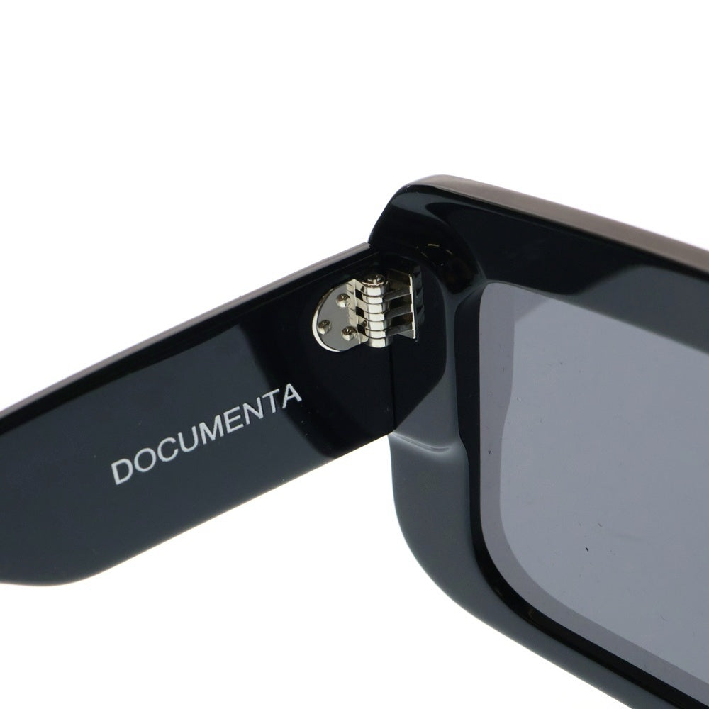 Rick Owens(リックオウエンス) 25SS DOCUMENTA SUNGLASSES ドクメンタ スクエアサングラス アイウェア ブラック RG0000002GBLKB