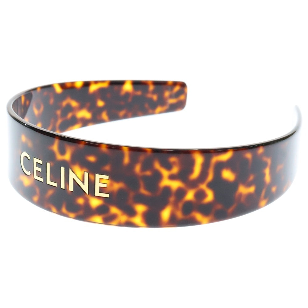 CELINE(セリーヌ) ブランドロゴ カチューシャ レディース ブラウン M0252