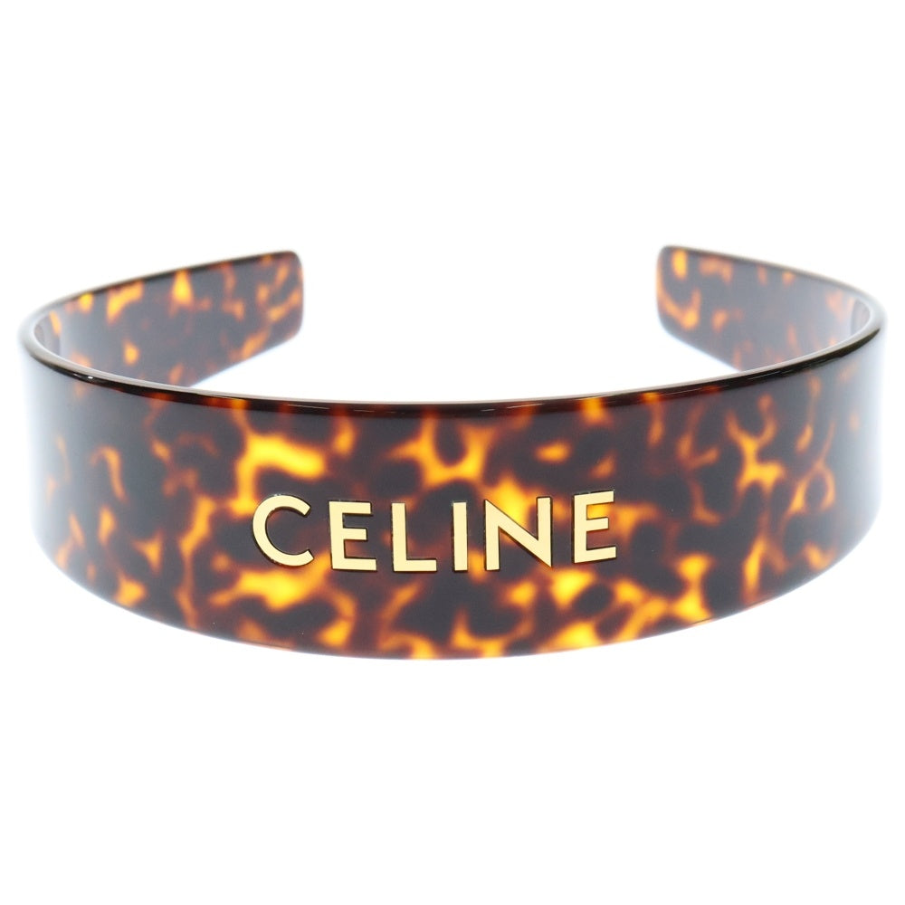 CELINE(セリーヌ) ブランドロゴ カチューシャ レディース ブラウン M0252