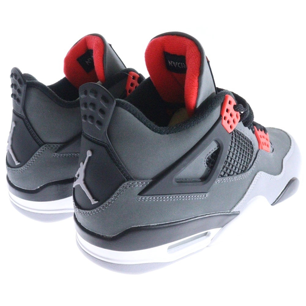 NIKE(ナイキ) Air Jordan 4 Retro Infrared 23 エアジョーダン4 レトロ インフラレッド23 ハイカットスニーカー グレー US7/25cm DH6927-061