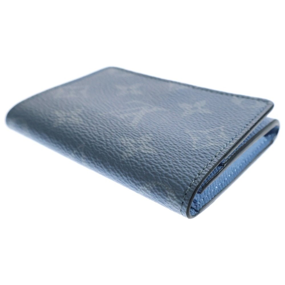 LOUIS VUITTON(ルイヴィトン) タイガラマ アンヴェロップカルトドゥヴィジット カードケース名刺入れ ライトブルー M14118