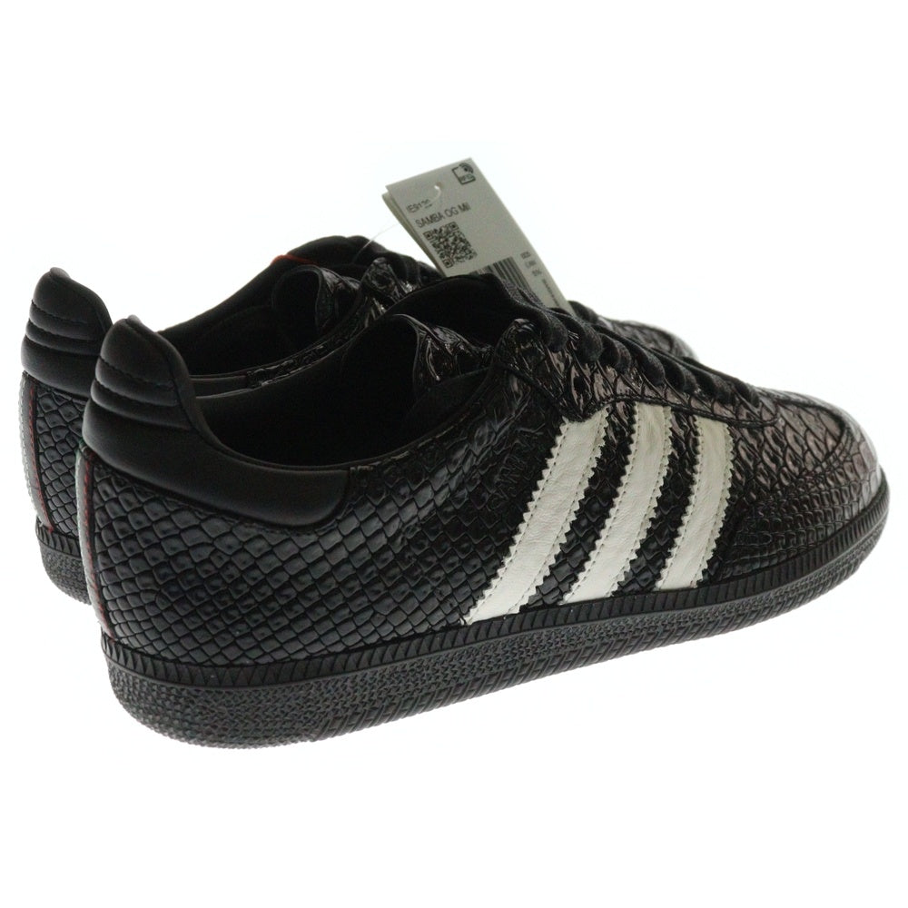 adidas(アディダス) Samba OG Made in Italy Crocodile サンバ OG メイド イン イタリー クロコダイル ローカットスニーカー ブラック US6/24cm IE9120