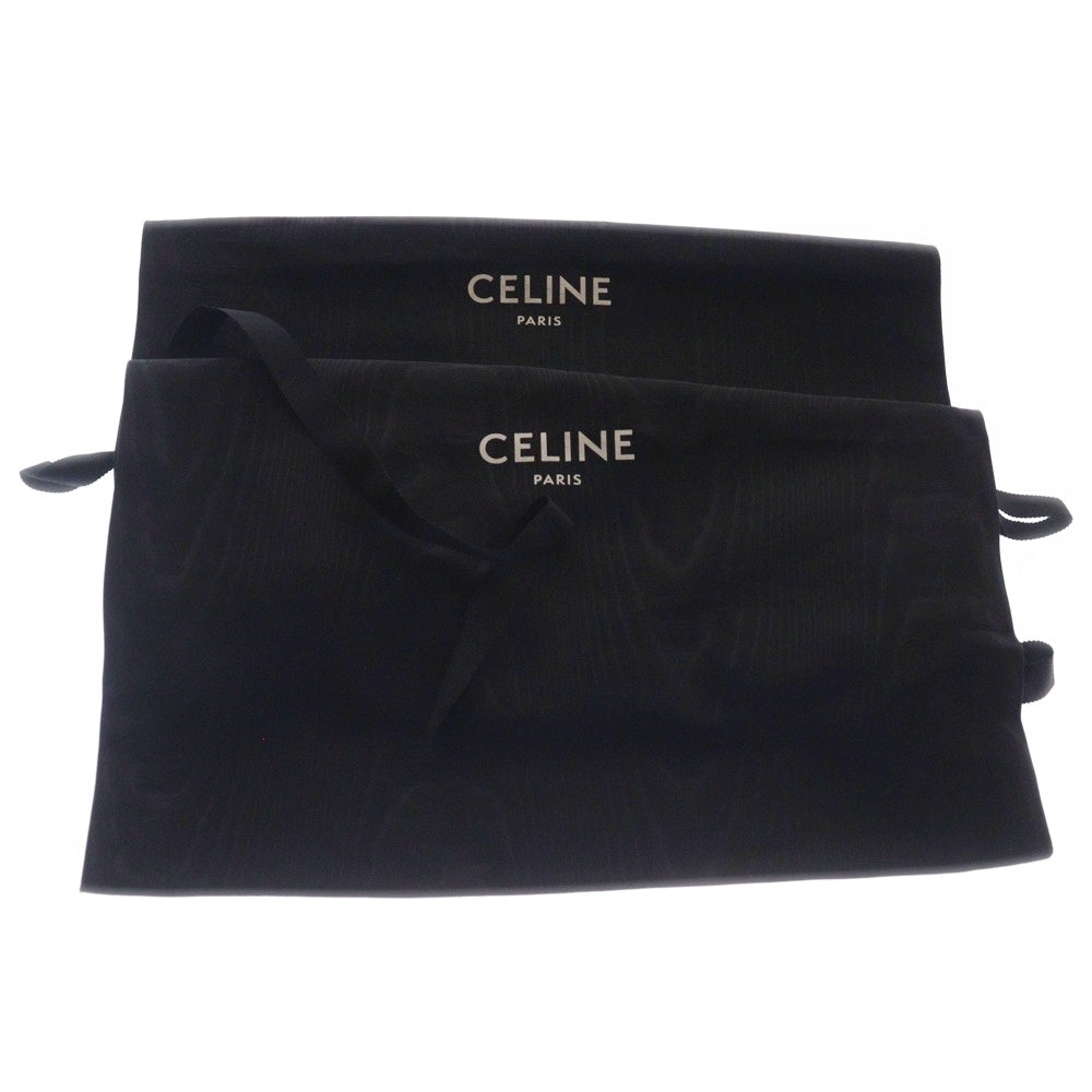 CELINE(セリーヌ) ブランドロゴ ブロックスライド厚底サンダル ブラック RM0223
