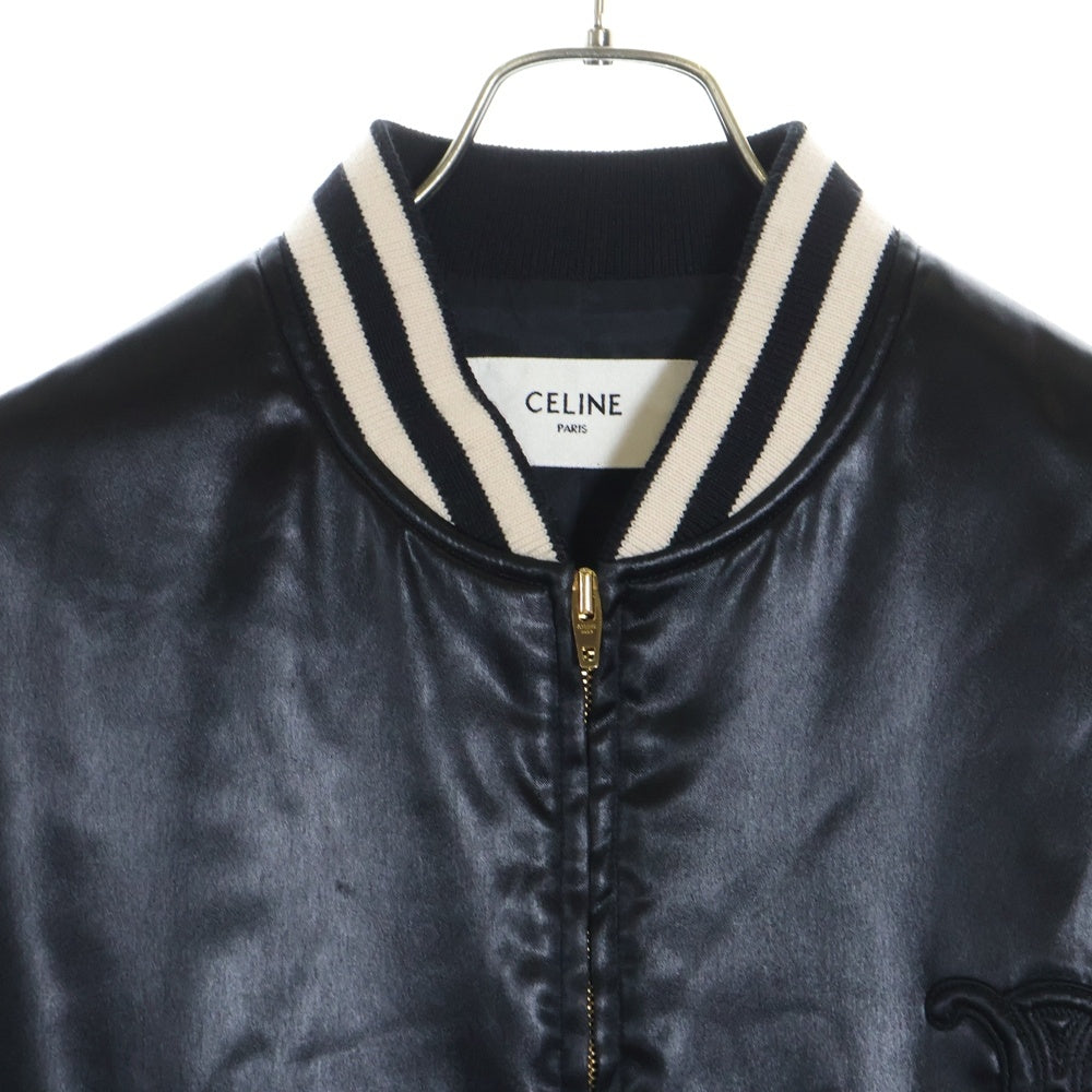 CELINE(セリーヌ) 22SS トリオンフ カザックジャケット スタジャン レディース ブラック 2V46J199Q