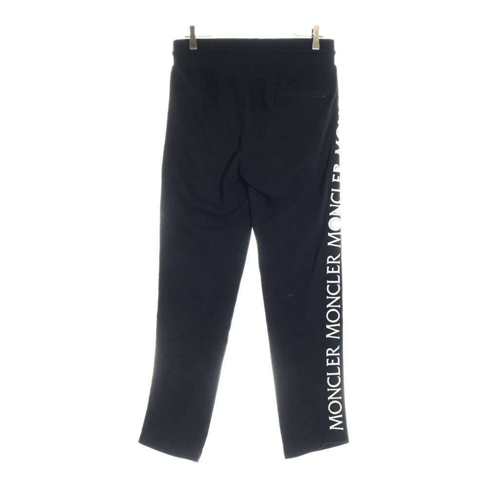 MONCLER(モンクレール) SWEATPANTS SWEAT BOTTOMS サイドロゴ刺繍 スウェットパンツ ブラック H20918H0015 V8183