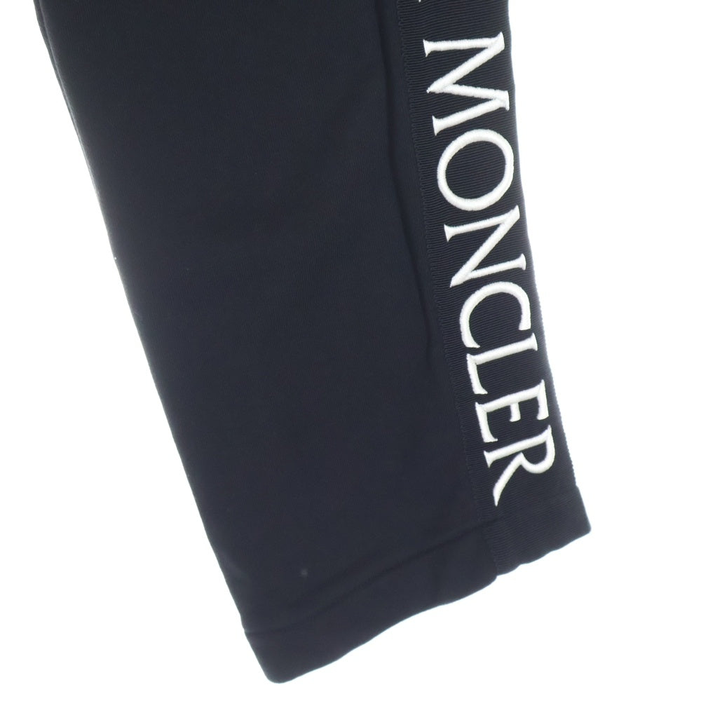 MONCLER(モンクレール) SWEATPANTS SWEAT BOTTOMS サイドロゴ刺繍 スウェットパンツ ブラック H20918H0015 V8183