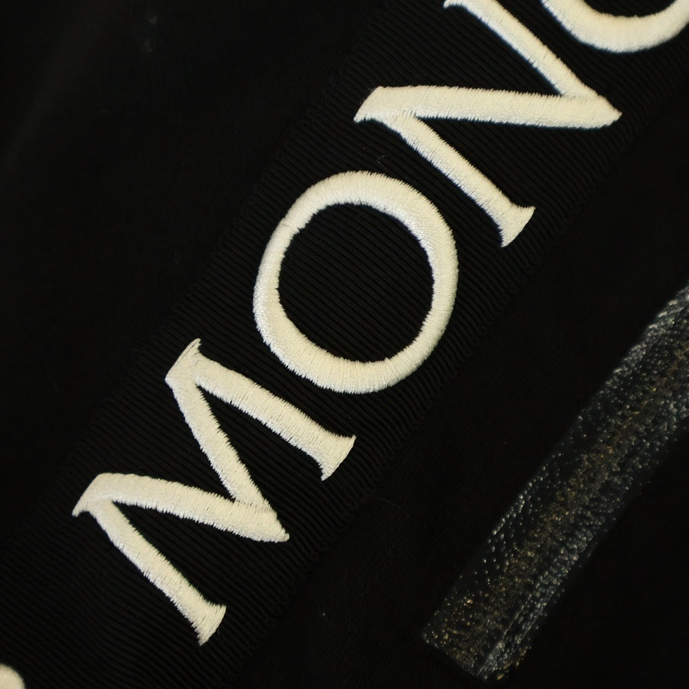 MONCLER(モンクレール) SWEATPANTS SWEAT BOTTOMS サイドロゴ刺繍 スウェットパンツ ブラック H20918H0015 V8183