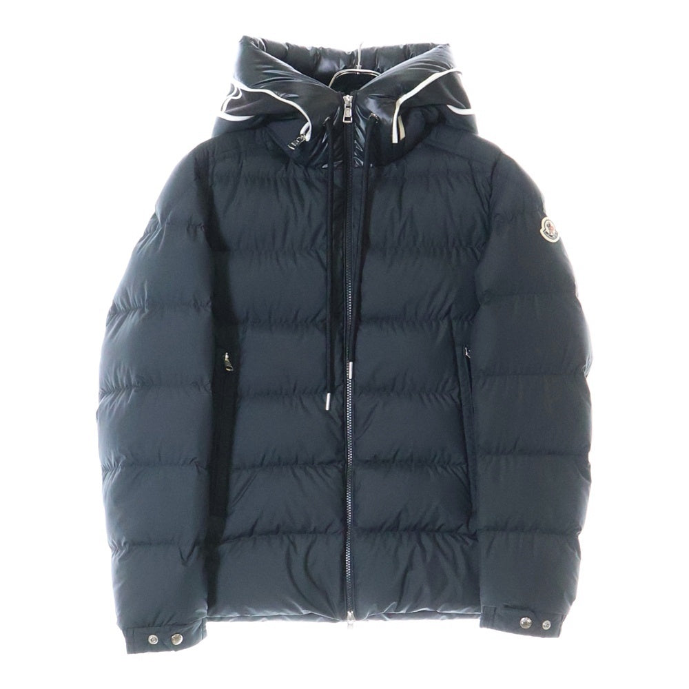 MONCLER(モンクレール) CARDERE GIUBBOTTO CARDERE JACKET ロゴフーディー カルデラダウンジャケット ネイビー H20911A00105 54A81