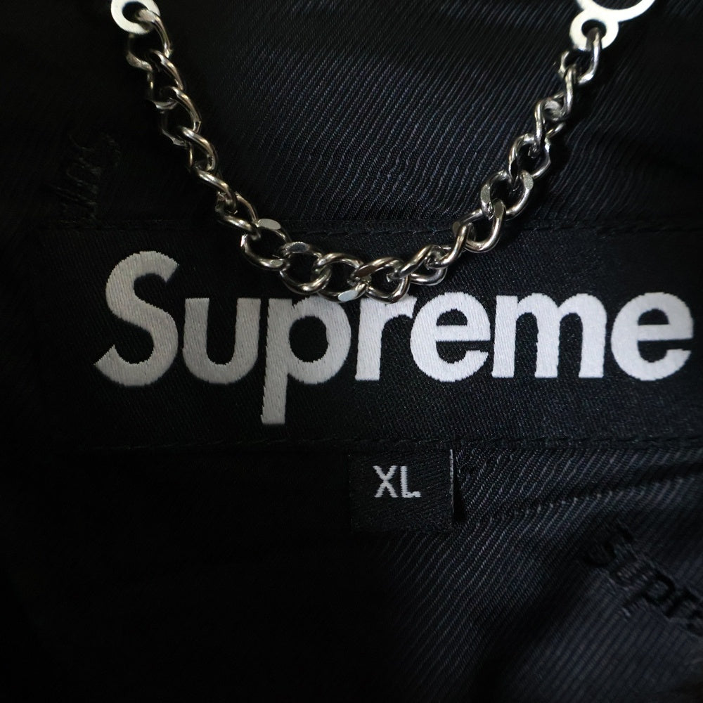 SUPREME(シュプリーム) 21AW Bandana Faux Bomber Jacket バンダナ フォウ ファー ボンバー ジャケット ブラウン
