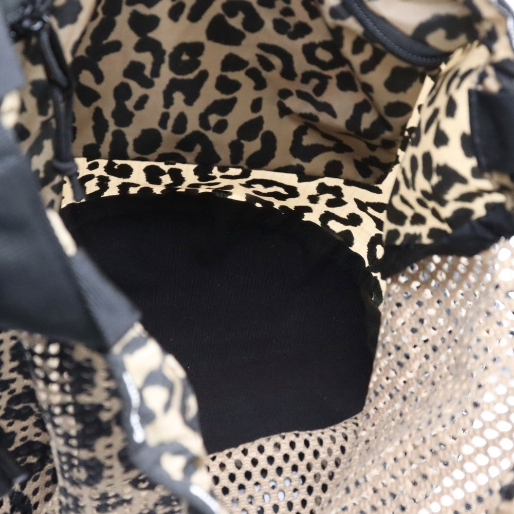 SUPREME(シュプリーム) Mesh Small Backpack Leopatd メッシュ スモール バックパック レオパード アイボリー/ブラック