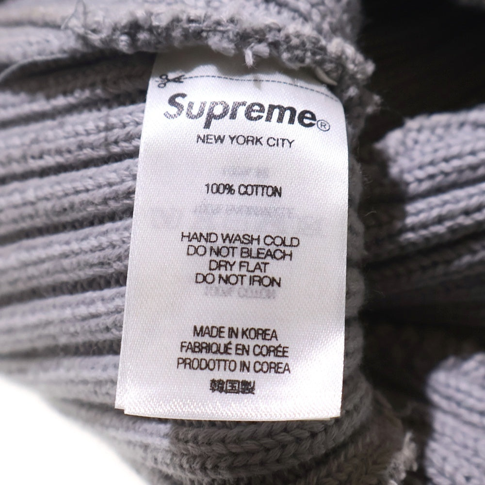 SUPREME(シュプリーム) Overdyed Beanie オーバーダイ ビーニー ニット帽 帽子 グレー