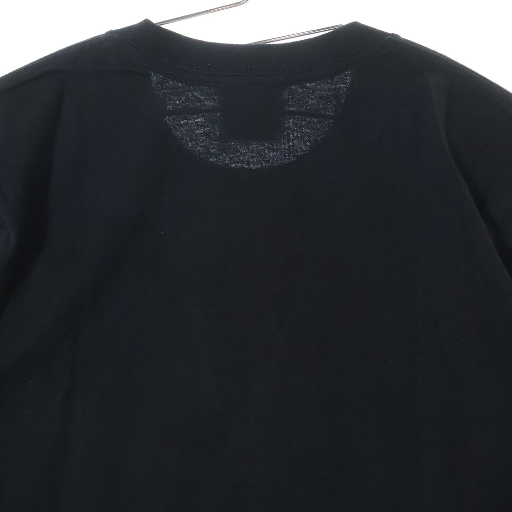 A BATHING APE(アベイシングエイプ) ABC CAMO BIG BABY MILO TEE クルーネック半袖Tシャツカットソー レディース ブラック/ブルー 002TEL202001L