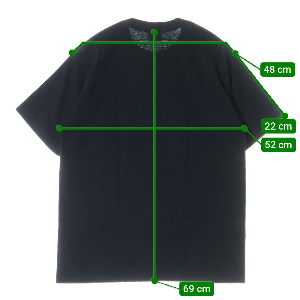 A BATHING APE(アベイシングエイプ) CITY CAMO COLLEGE TEE クルーネック半袖Tシャツカットソー ブラック/グレー 001TEL801026M