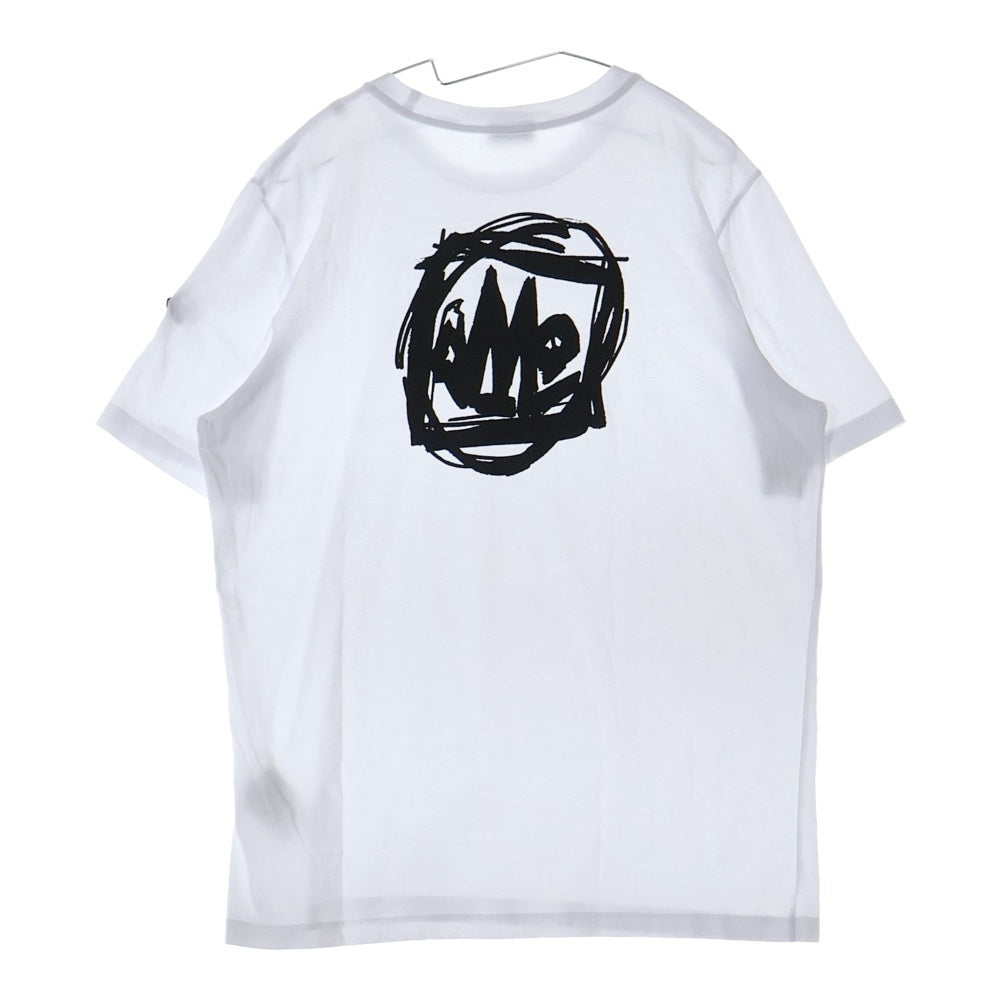 MONCLER(モンクレール) SS T-SHIRT バックプリント クルーネック半袖Tシャツカットソー ホワイト J10918C00032 89A17