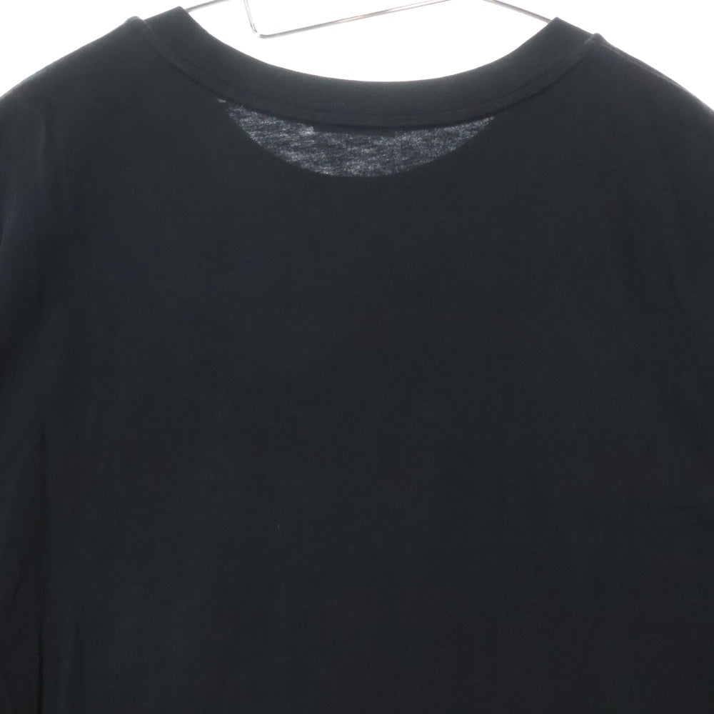MONCLER(モンクレール) SS T-SHIRT ネックロゴ クルーネック半袖Tシャツカットソー ブラック J10918C00044 8390T